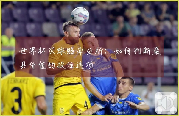 世界杯买球赔率分析：如何判断最具价值的投注选项